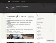 Tablet Screenshot of ootoos.wordpress.com