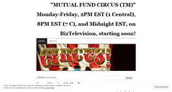 Desktop Screenshot of mutualfundcircus.wordpress.com