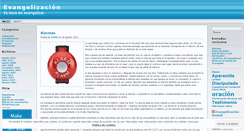 Desktop Screenshot of evangelizacion.wordpress.com