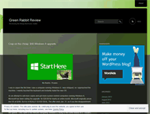 Tablet Screenshot of greenrabbitreview.wordpress.com