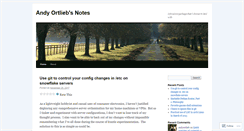 Desktop Screenshot of andyortlieb.wordpress.com
