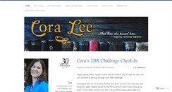 Desktop Screenshot of coraleeauthor.wordpress.com