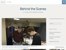 Tablet Screenshot of kentstateuniversitymuseum.wordpress.com