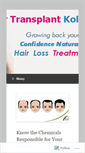 Mobile Screenshot of hairlosstreatmentkolkata.wordpress.com