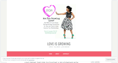 Desktop Screenshot of loveisgrowing.wordpress.com