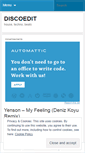 Mobile Screenshot of discoedit.wordpress.com
