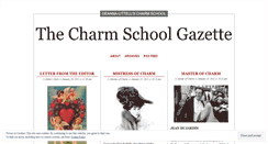 Desktop Screenshot of charmschoolgazette.wordpress.com