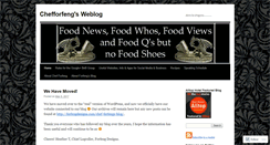 Desktop Screenshot of chefforfeng.wordpress.com