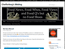 Tablet Screenshot of chefforfeng.wordpress.com