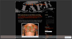 Desktop Screenshot of larktattoo.wordpress.com