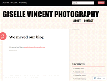 Tablet Screenshot of gisellevincent.wordpress.com