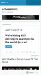 Mobile Screenshot of antoniofam.wordpress.com
