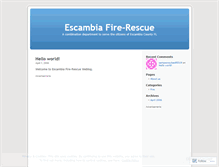 Tablet Screenshot of escambiafire.wordpress.com
