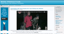 Desktop Screenshot of mokaproduction.wordpress.com