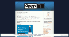 Desktop Screenshot of openth.wordpress.com