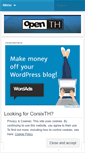 Mobile Screenshot of openth.wordpress.com