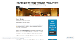 Desktop Screenshot of nevolleyballpress.wordpress.com