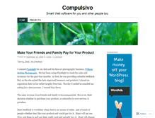 Tablet Screenshot of compulsivoco.wordpress.com