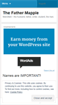 Mobile Screenshot of fathermapple.wordpress.com