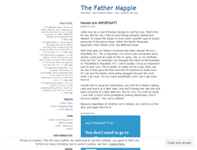 Tablet Screenshot of fathermapple.wordpress.com
