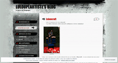 Desktop Screenshot of lulouplartiste.wordpress.com