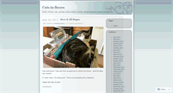 Desktop Screenshot of catsinboxes.wordpress.com