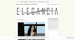 Desktop Screenshot of eleganciafashionanddance.wordpress.com