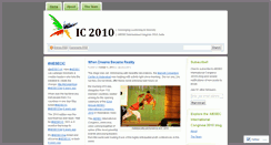 Desktop Screenshot of aiesecic2010.wordpress.com