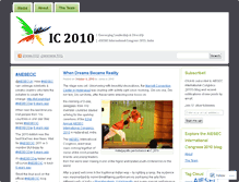 Tablet Screenshot of aiesecic2010.wordpress.com