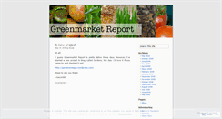 Desktop Screenshot of greenmarketreport.wordpress.com