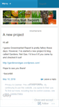 Mobile Screenshot of greenmarketreport.wordpress.com