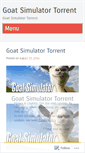 Mobile Screenshot of goatsimulatortorrent.wordpress.com
