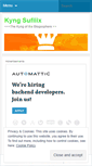 Mobile Screenshot of kyngsufiiix.wordpress.com