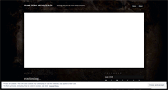 Desktop Screenshot of frankdobiaarchives.wordpress.com