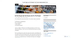 Desktop Screenshot of andersontheology.wordpress.com