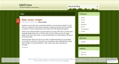 Desktop Screenshot of girlcave.wordpress.com