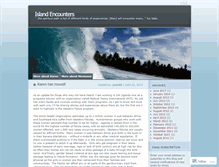 Tablet Screenshot of islandencounters.wordpress.com