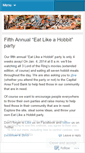Mobile Screenshot of eatlikeahobbit.wordpress.com