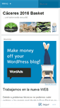 Mobile Screenshot of caceres2016.wordpress.com