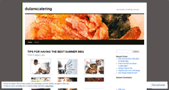 Desktop Screenshot of dulanscatering.wordpress.com