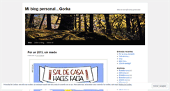 Desktop Screenshot of gorkarepelega.wordpress.com