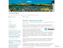 Tablet Screenshot of comotoupas.wordpress.com