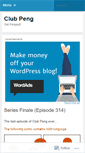 Mobile Screenshot of clubpengthecomic.wordpress.com