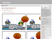 Tablet Screenshot of clubpengthecomic.wordpress.com