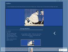 Tablet Screenshot of orphine.wordpress.com