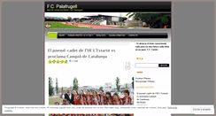 Desktop Screenshot of futbolclubpalafrugell.wordpress.com