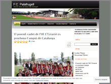 Tablet Screenshot of futbolclubpalafrugell.wordpress.com