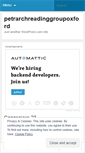 Mobile Screenshot of petrarchreadinggroupoxford.wordpress.com