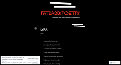 Desktop Screenshot of fatdaddypoetry.wordpress.com