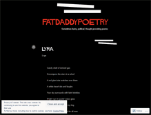 Tablet Screenshot of fatdaddypoetry.wordpress.com